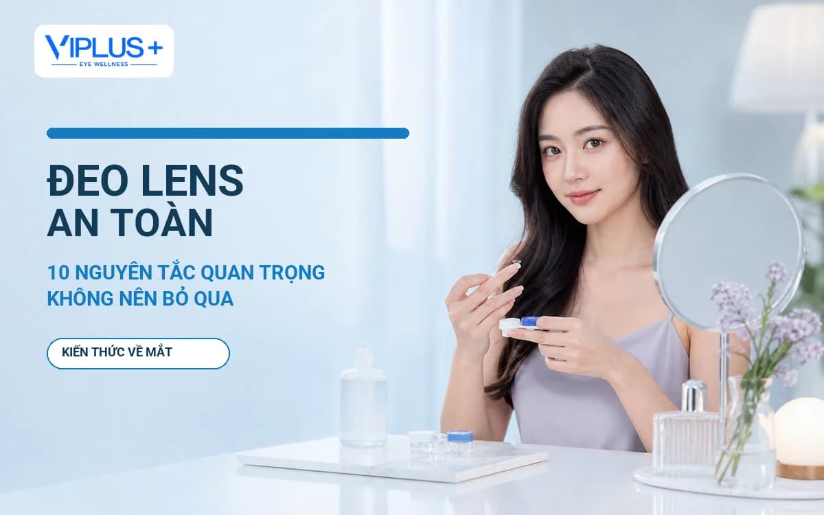 Đeo kính áp tròng an toàn: 10 nguyên tắc không nên bỏ qua