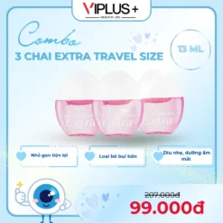 Combo 3 Chai Nước Rửa Mắt Travel Size VIPLUS+ 13ml - Multi B Eye Wash Extra