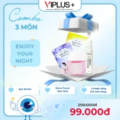 Set chăm sóc mắt toàn diện : 1 Eye Serum 10ml + 1 Extra Travel Size 13ml + 2 Mask Xông Hơi Mắt Nóng ENJOY YOUR NIGHT