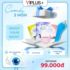 Set chăm sóc mắt toàn diện: 1 Gel Bịt Mắt + 1 Extra Travel Size 13ml + 3 Mask Xông Hơi Mắt Nóng ENJOY YOUR NIGHT