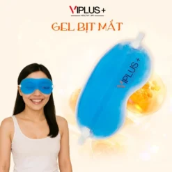 Bịt Mắt Dạng Gel VIPLUS+ Giúp Ngủ Ngon, Giảm Đau Xã Stress Có Thể Mang Đi Du Lịch