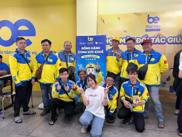VIPLUS+ đồng hành cùng bác tài Be chuẩn 5 sao
