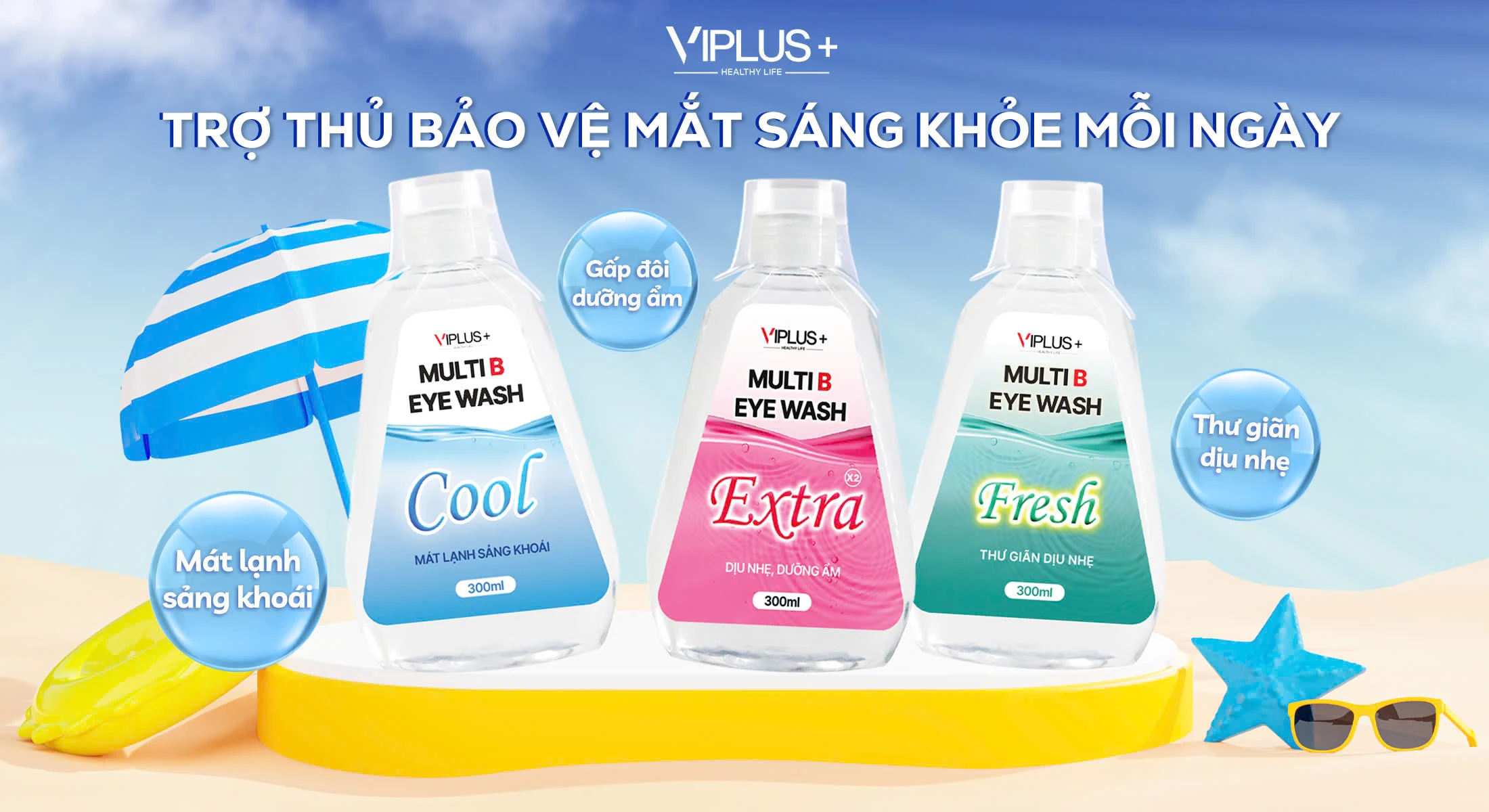 Nước rửa mắt VIPLUS+