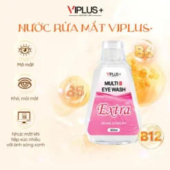 Nước Rửa Mắt VIPLUS+ Multi B Eye Wash Bổ Sung Độ Ẩm Cho Đôi Mắt Khoẻ Đẹp 300ml - EXTRA